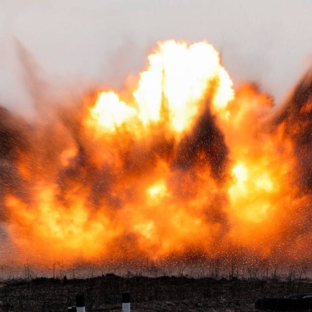 In der russischen Region Tatarstan ist es nach einem ukrainischen Drohnenangriff zu einer heftigen Explosion gekommen. (Symbolbild)