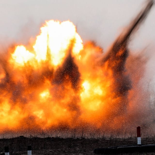 In der russischen Region Tatarstan ist es nach einem ukrainischen Drohnenangriff zu einer heftigen Explosion gekommen. (Symbolbild)