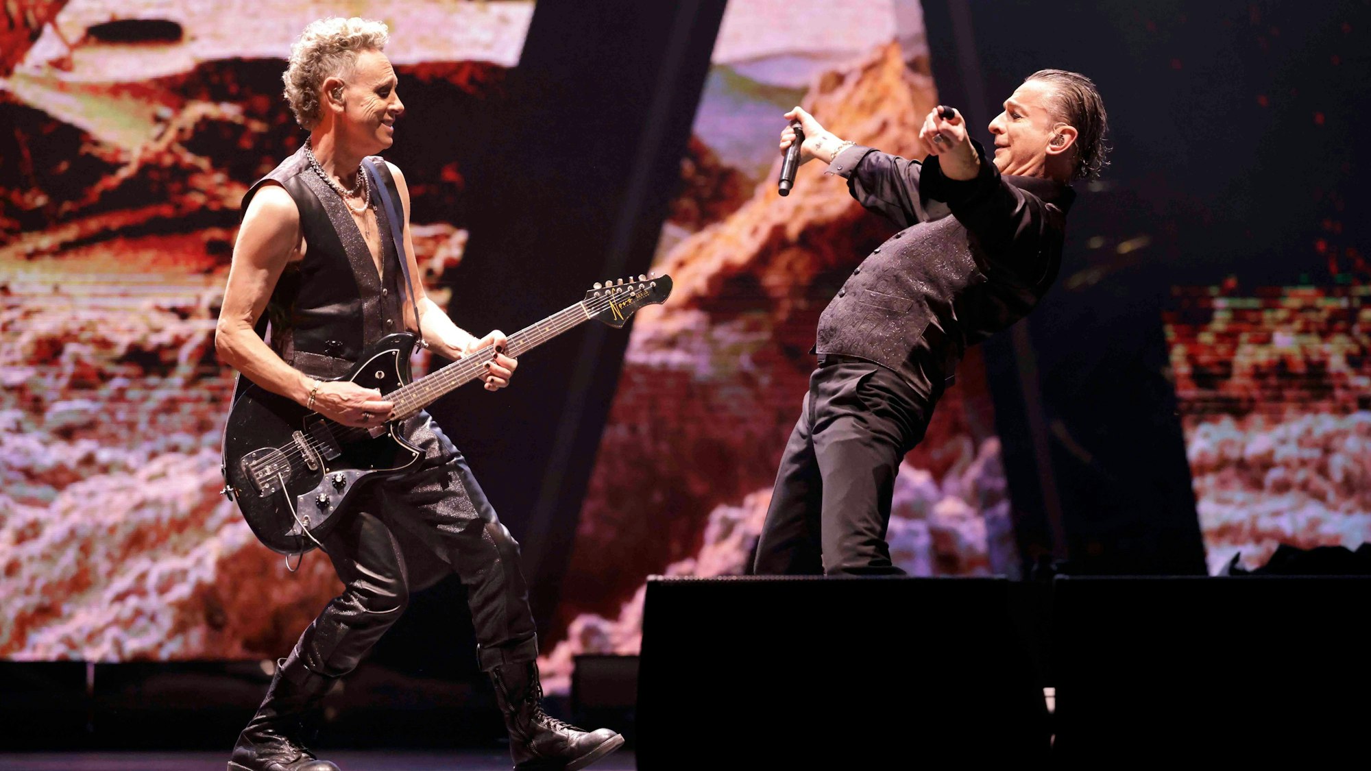 Depeche Mode - das sind Dave Gahan (r.) und Martin Gore