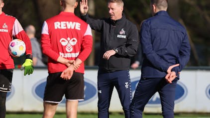 1. FC Köln, Training, Timo Schultz (1. FC Köln), 25.03.2024, Bild: Herbert Bucco