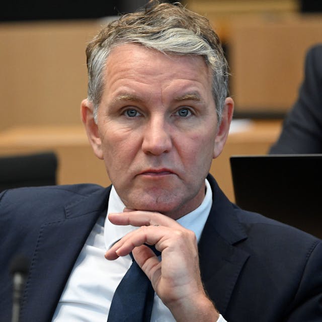 Björn Höcke, AfD-Fraktionschef in Thüringen, muss demnächst wieder vor Gericht.