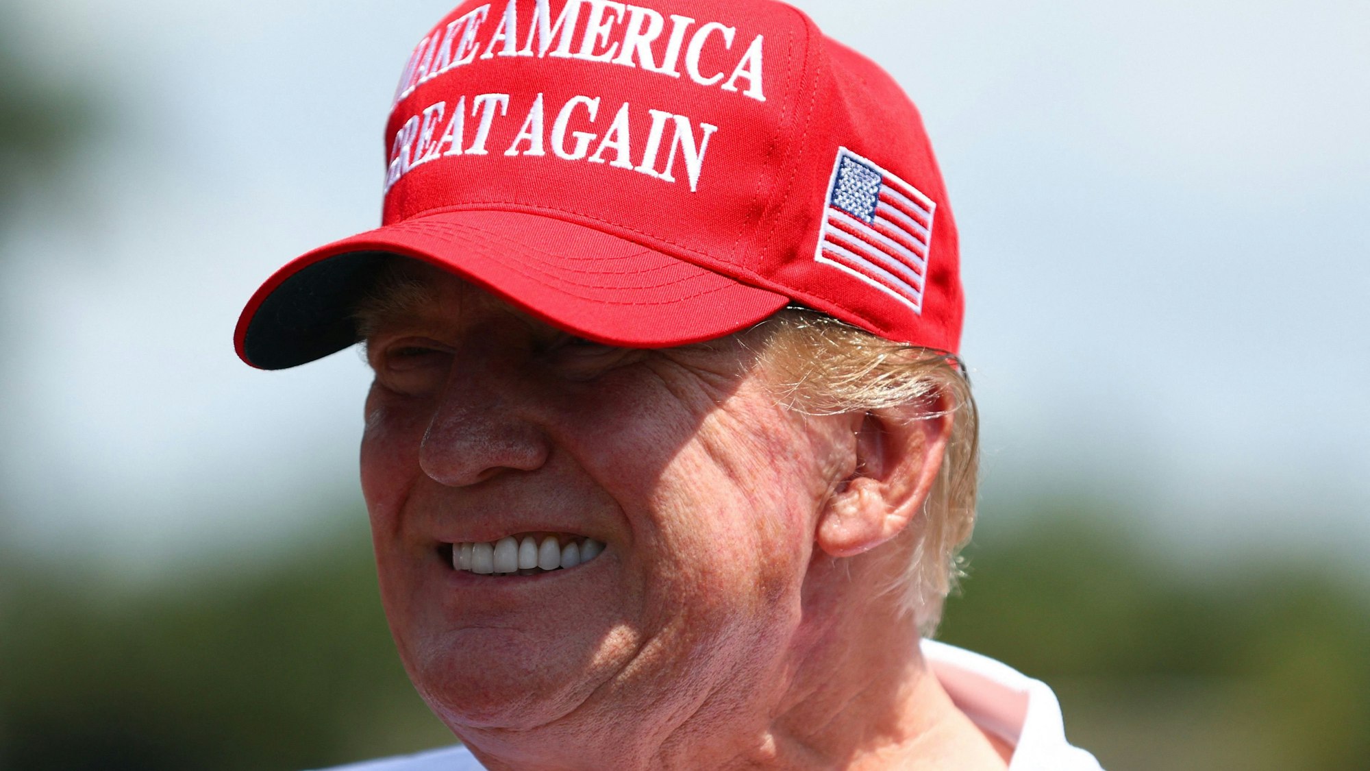 Donald Trump beim Golfen