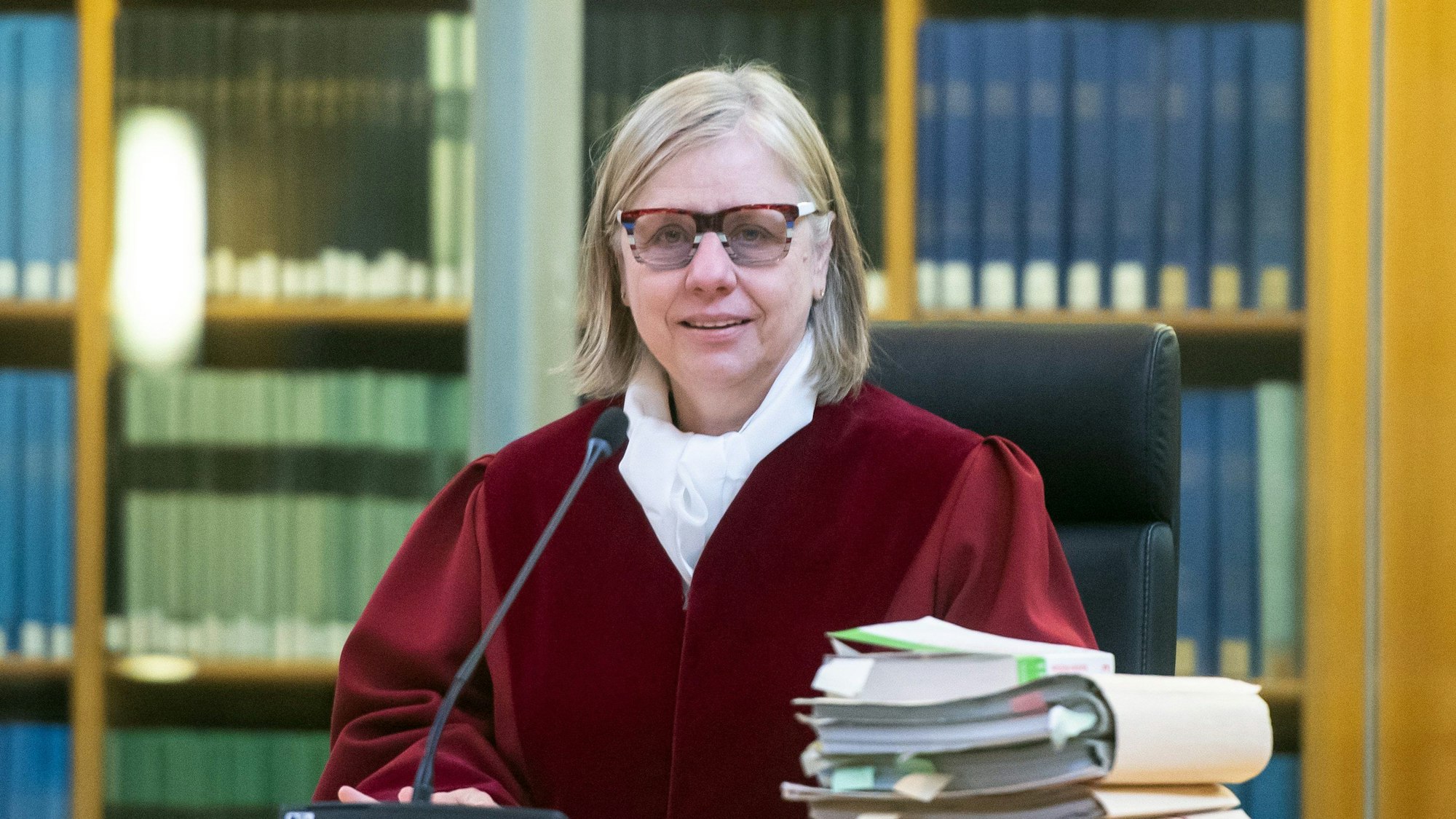 Münster: Präsidentin Barbara Dauner-Lieb, Präsidentin des Verfassungsgerichtshofs des Landes Nordrhein-Westfalen, verkündet am Dienstag (9.4.) eine Entscheidung.