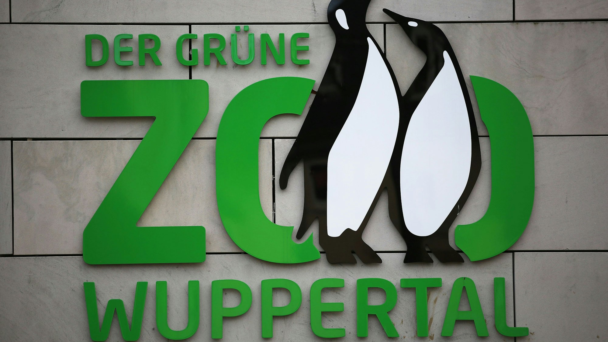 Zu sehen ist das Logo des Zoos Wuppertal.
