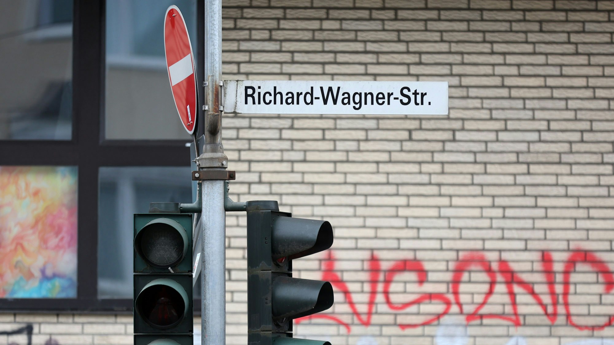 Die Richard-Wagner-Straße in Köln.