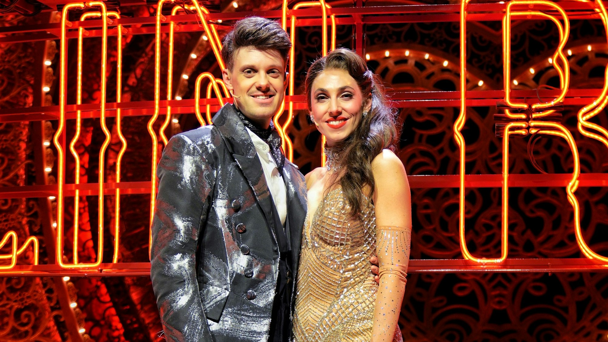 Die neuen Darsteller bei „Moulin Rouge“: Jonas Hein und Marcella Adema.