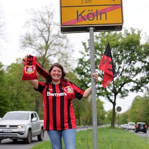 Leverkusen-Fan Verena