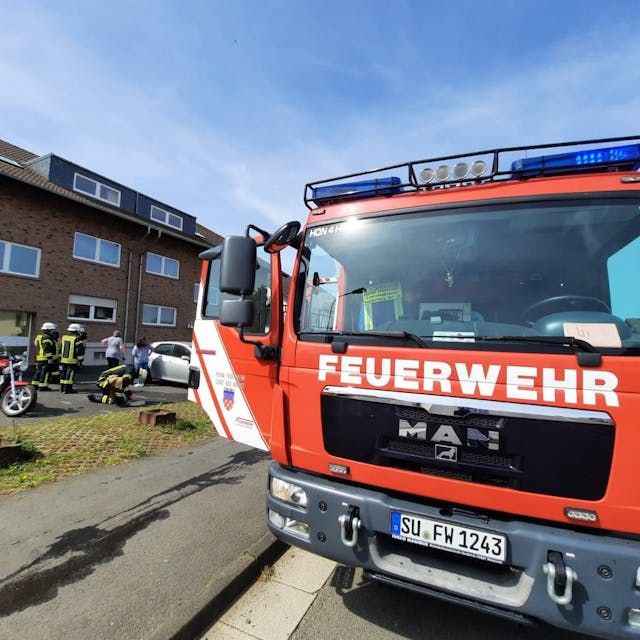 Einen Feuerwehreinsatz gab es in Bad Honnef-Rottbitze in einem Sieben-Parteien-Haus.