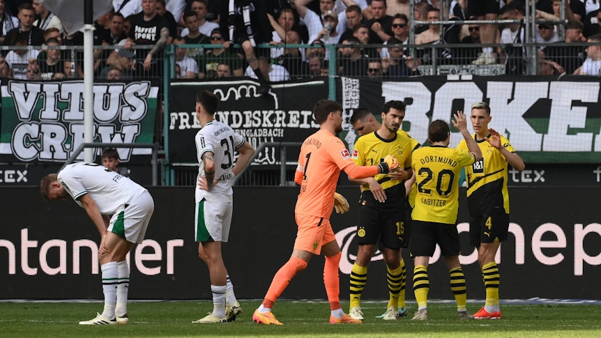 Profis von Borussia Mönchengladbach nach Niederlage niedergeschlagen.