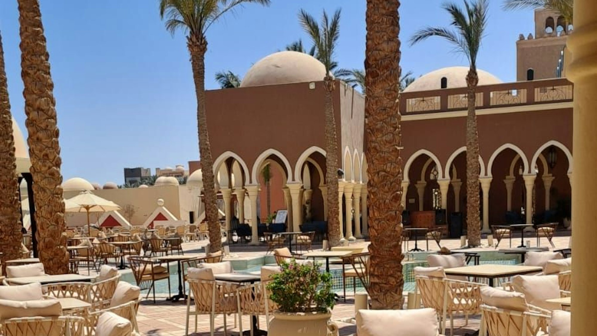 Ein Hotel in Ägypten