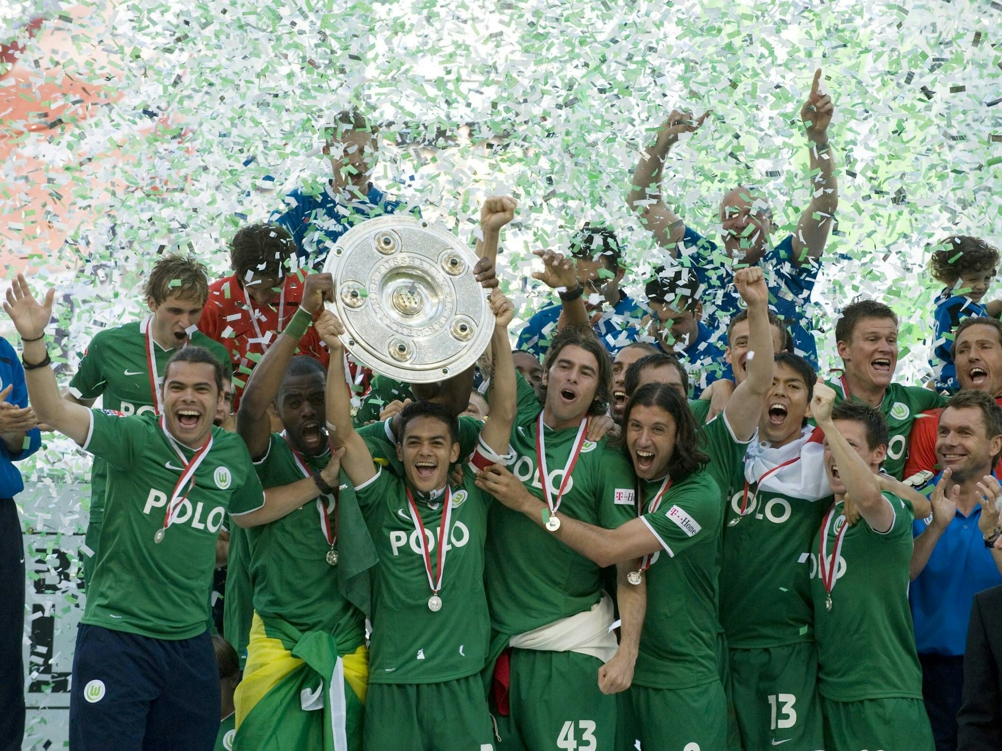 Wolfsburg feiert die deutsche Meisterschaft 2009
