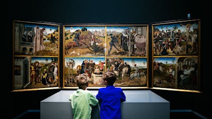 Junge Besucher im Wallraf-Richartz-Museum