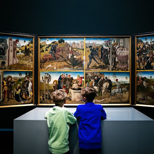 Junge Besucher im Wallraf-Richartz-Museum