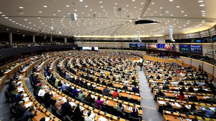Brüssel: Mitglieder des Europäischen Parlaments nehmen an einer Reihe von Abstimmungen teil.