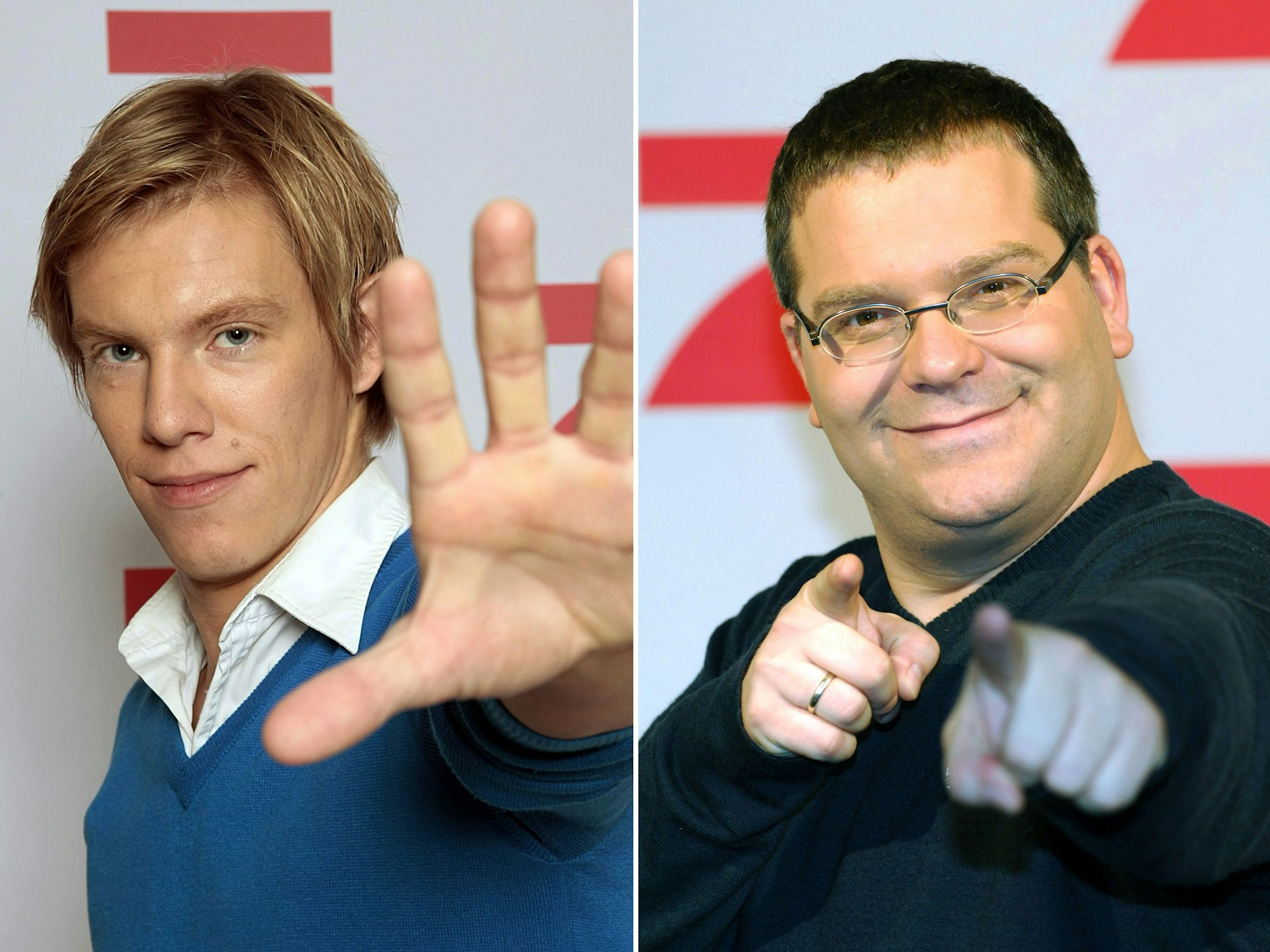 Die Bildkombo zeigt Schauspieler Simon Gosejohann (hier im November 2007, links) und Elton (hier im Januar 2007, rechts).
