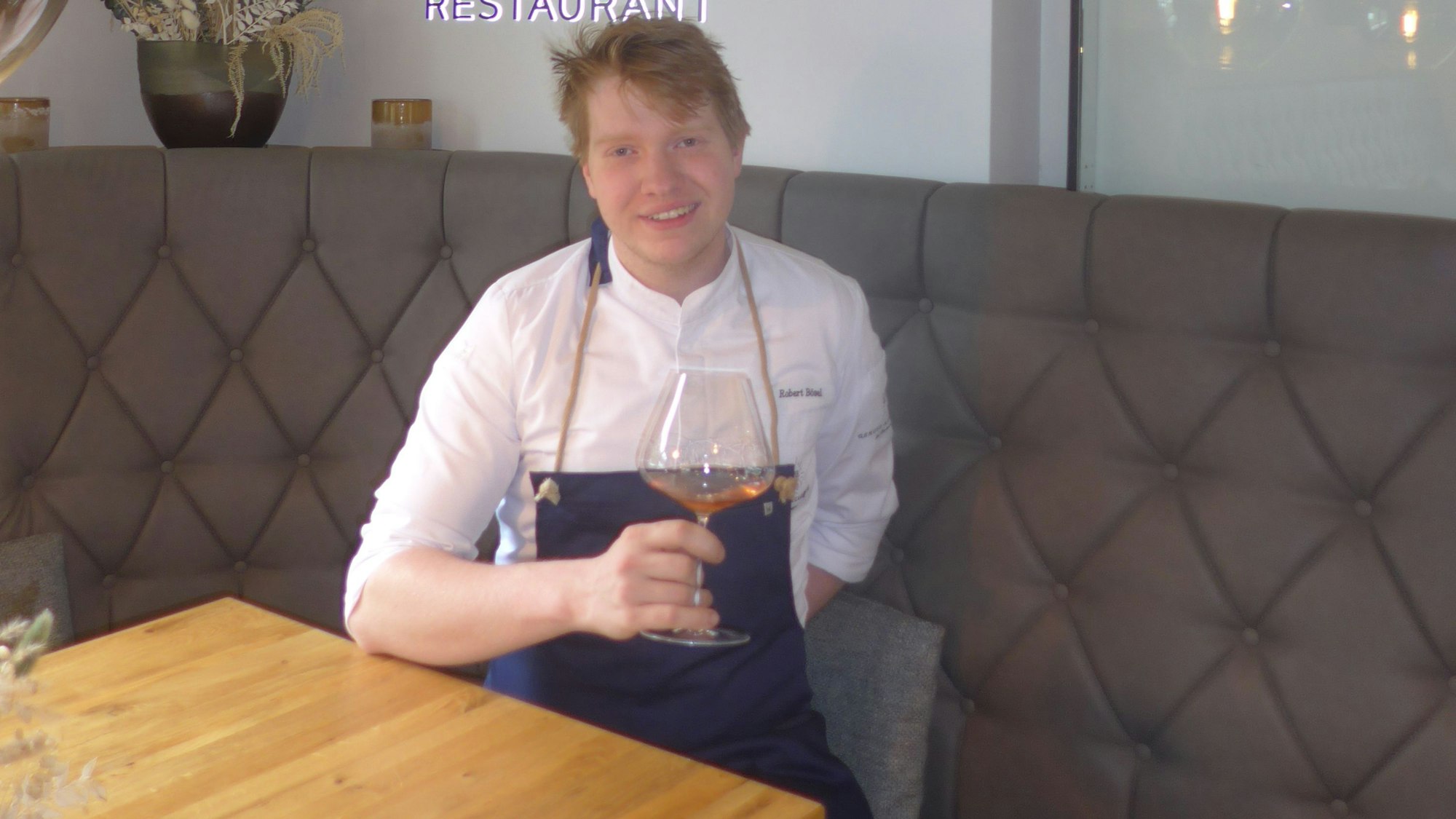 Robert Bösel überzeugt die Gäste des Restaurants Thüres in Altenahr mit kreativen Speisen 