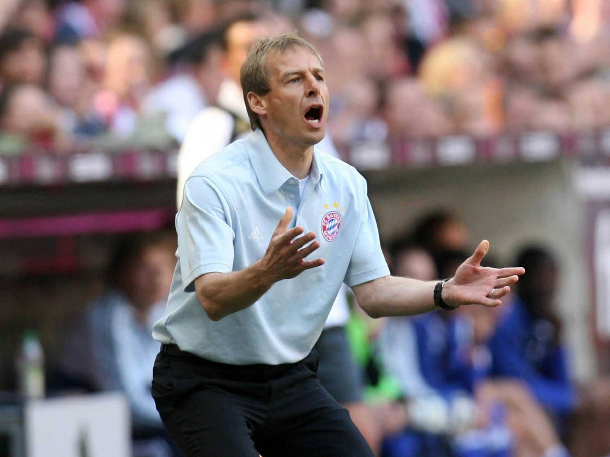 Trainer Jürgen Klinsmann (Bayern) enttäuscht.