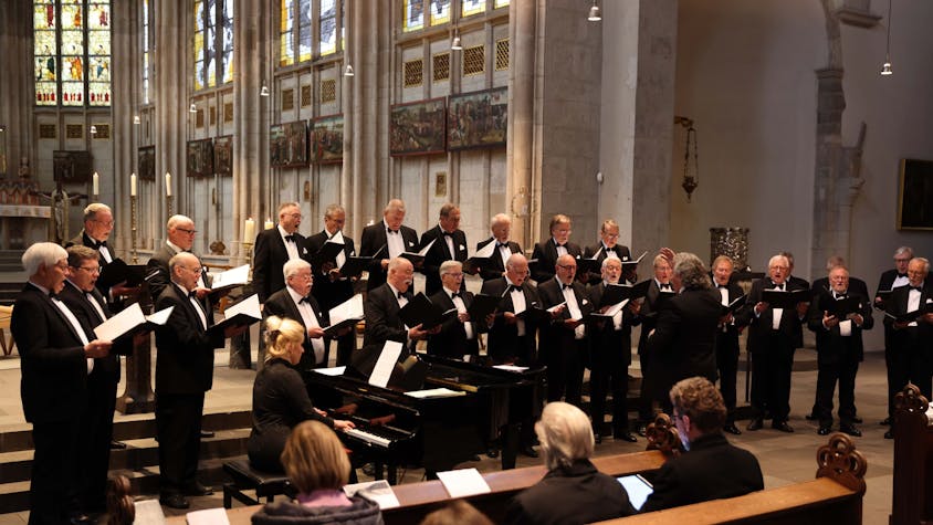 Köln, RSK, Adenauer-Konzert des Polizei-Chores in St Ursula