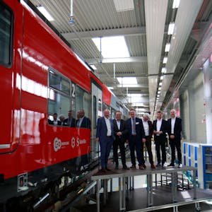 22.04.2024, Köln: Neues Zeitalter für die S-Bahn Köln: go.Rheinland, VRR und DB präsentieren preisgekrönte Fahrzeuge. Foto: Arton Krasniqi
