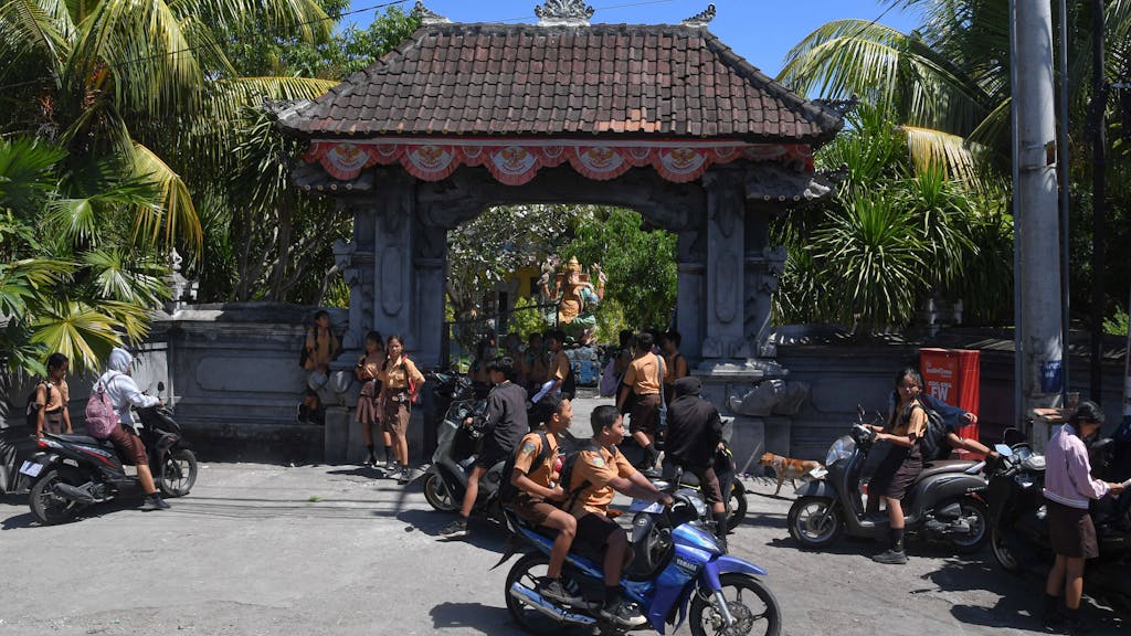 Motorroller auf Bali