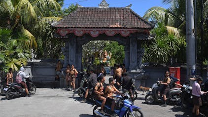 Motorroller auf Bali