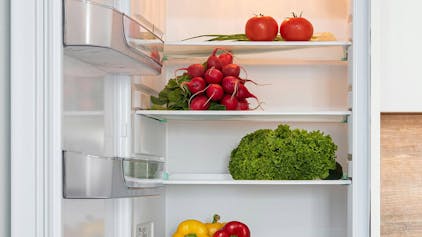 Gemüse im Kühlschrank.