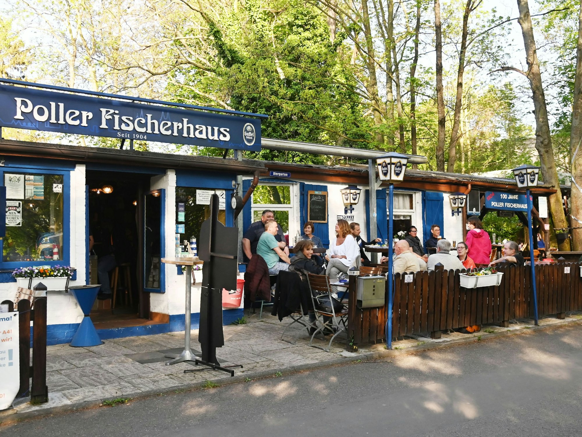Biergärten Poller Fischerhaus.