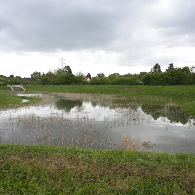 Das Hochwasserbecken der Kieppemühle wurde getestet.