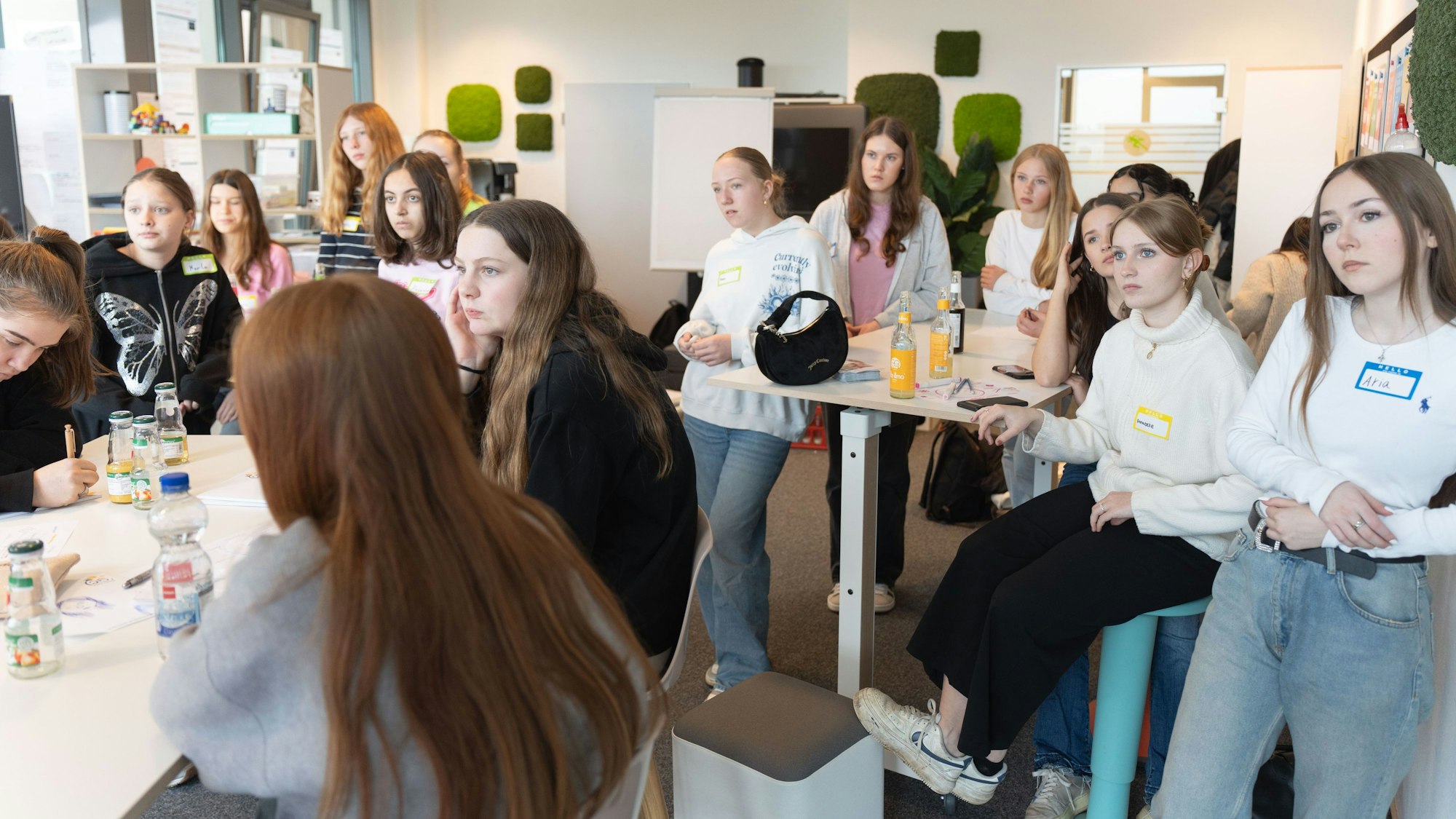 Die Schülerinnen aus Köln und der Region haben ihre Ideen am Ende des Girls' Day präsentiert.
