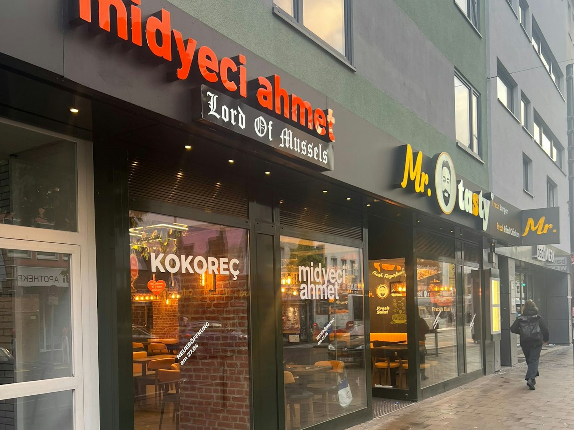 Der neue Muschel-Laden auf der Frankfurter Straße in Köln-Mülheim.