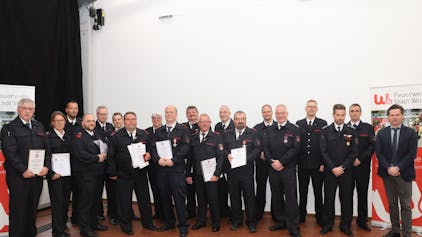 Jahresdienstbesprechung der Freiwilligen Feuerwehr Wiehl.