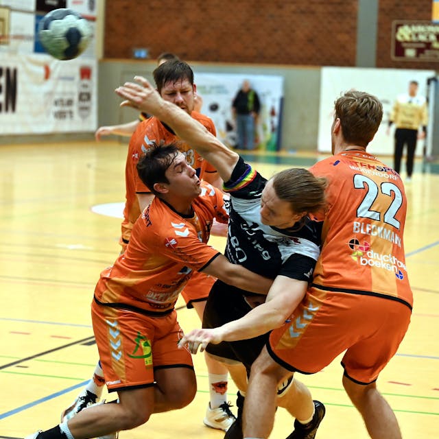 26.01.2024, Handball-Tus Opladen-Bergische Panther

mitte: Jonas Leppich (Opladen)

Foto: Uli Herhaus