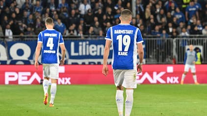 Emir Karic und Christoph Zimmermann sind enttäuscht über den Bundesliga-Abstieg.