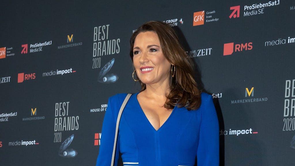 Simone Mecky-Ballack nimmt im Februar 2020 an der Gala „Best Brands“ teil.