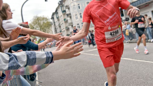 Läufer bei einem Marathon