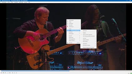 Screenshot des VLC Media Player