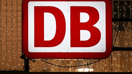 Der Schriftzug DB.
