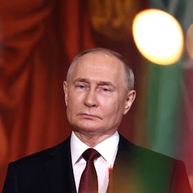 Wladimir Putin feiert seine fünfte Amtseinführung in Russland