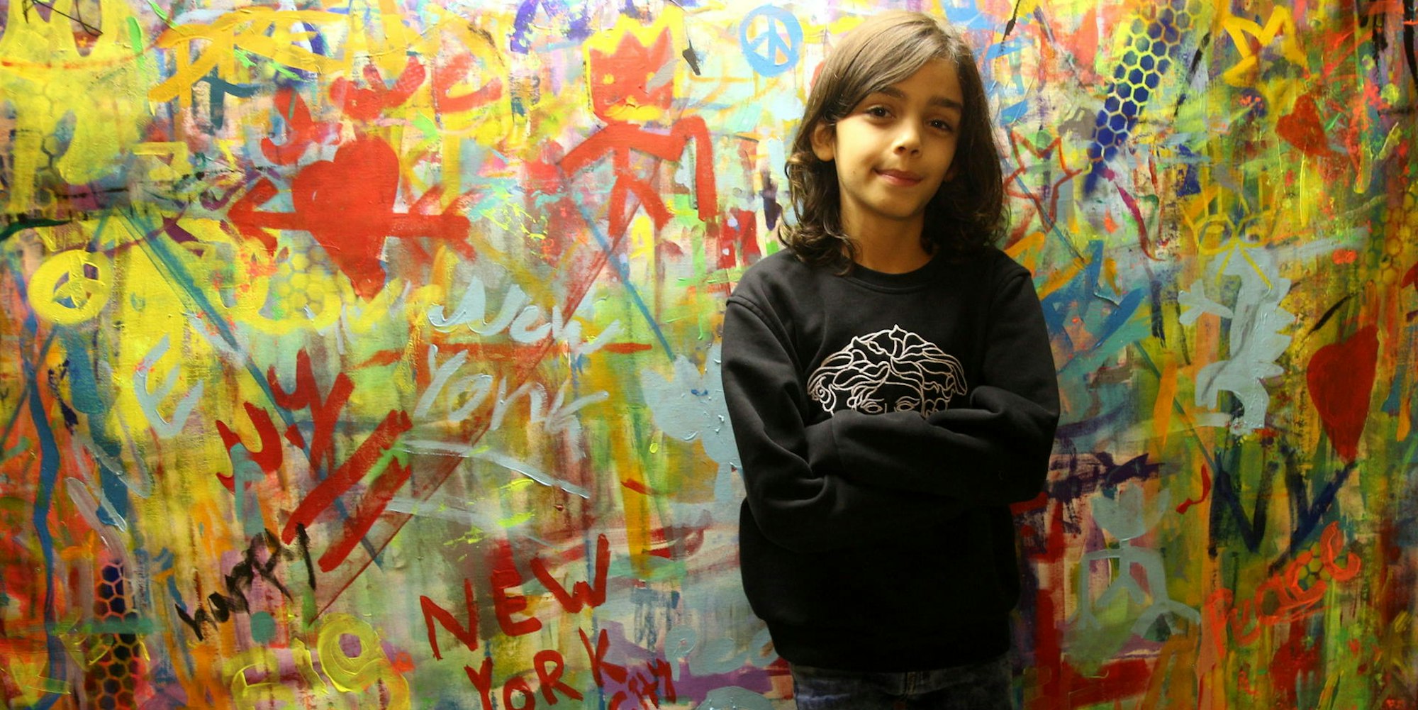 Mikail Akar aus Pulheim ist erst neun Jahre alt. Schon jetzt werden seine Bilder in der ganzen Welt ausgestellt.