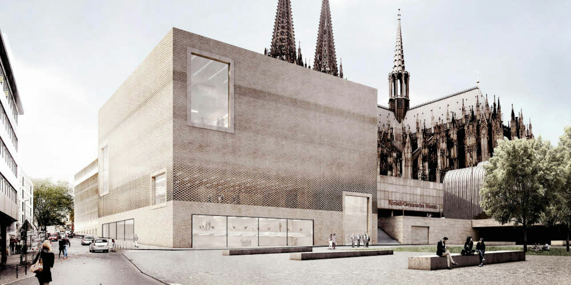 So soll Kölns historische Mitte in Zukunft aussehen.