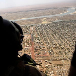 Soldaten über Mali