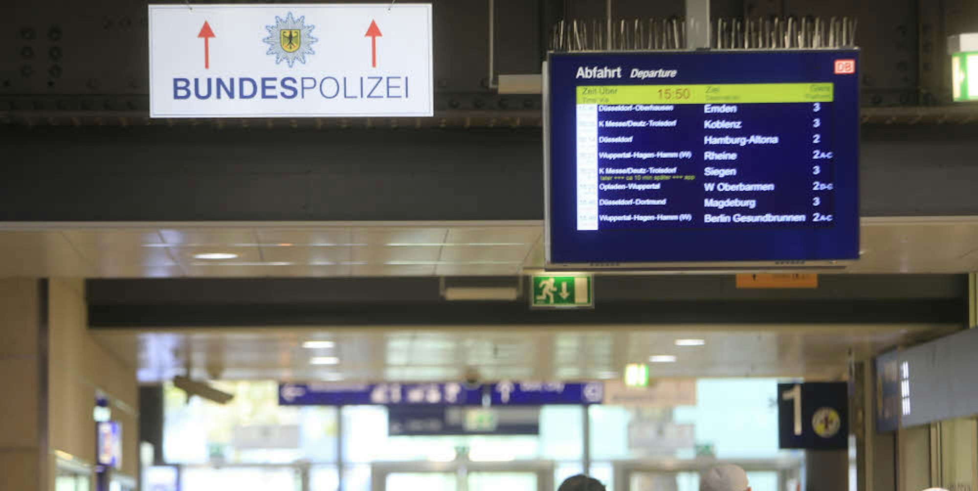 Die Wache der Bundespolizei im Hauptbahnhof.