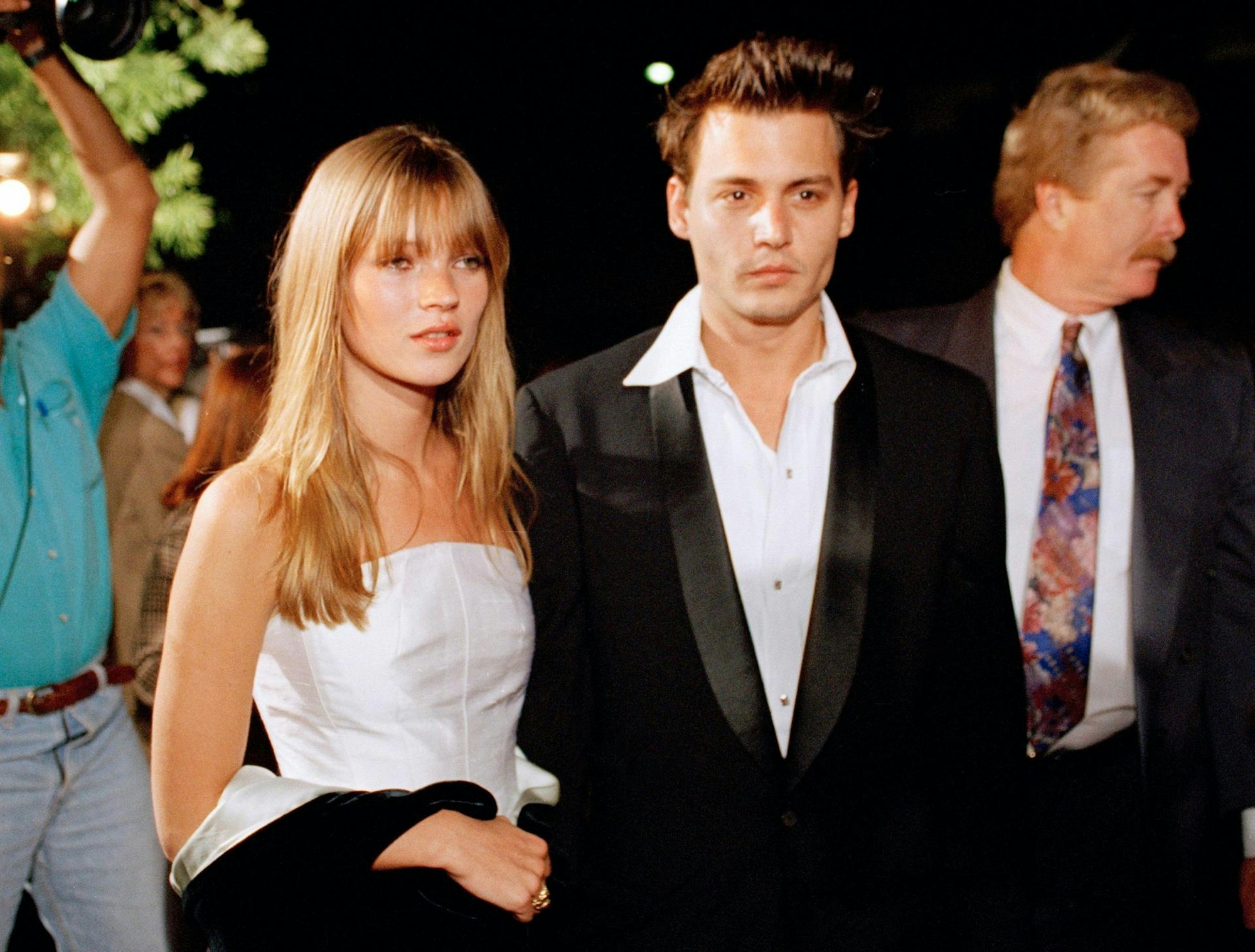 Kate Moss mit Johnny Depp 1995