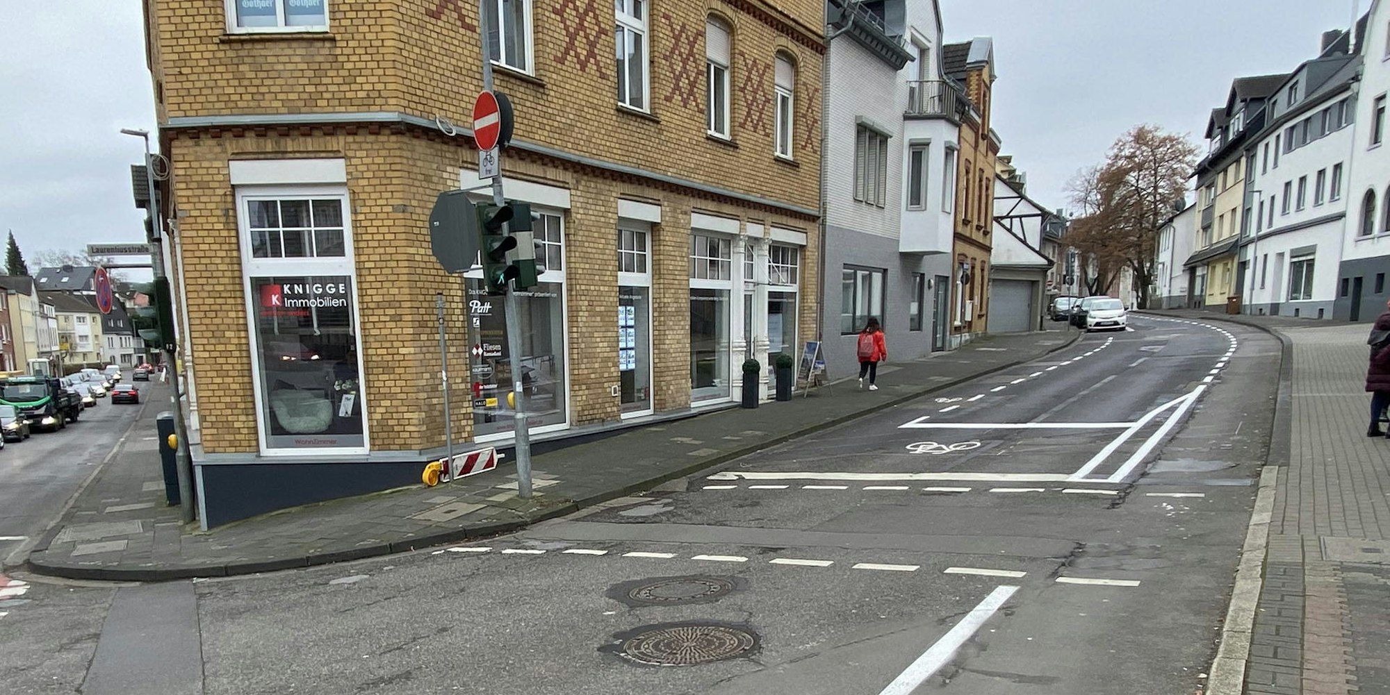 Die Laurentiusstraße soll die erste Fahrradstraße in der Kreisstadt werden.