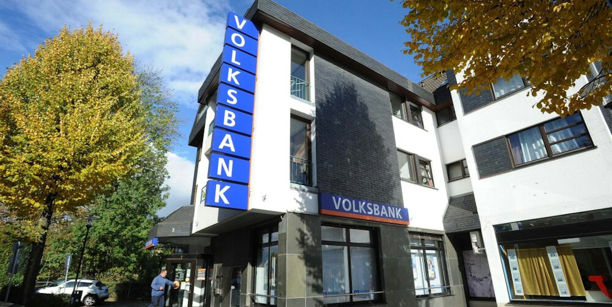 Bis Februar wird in der Volksbank umgebaut.