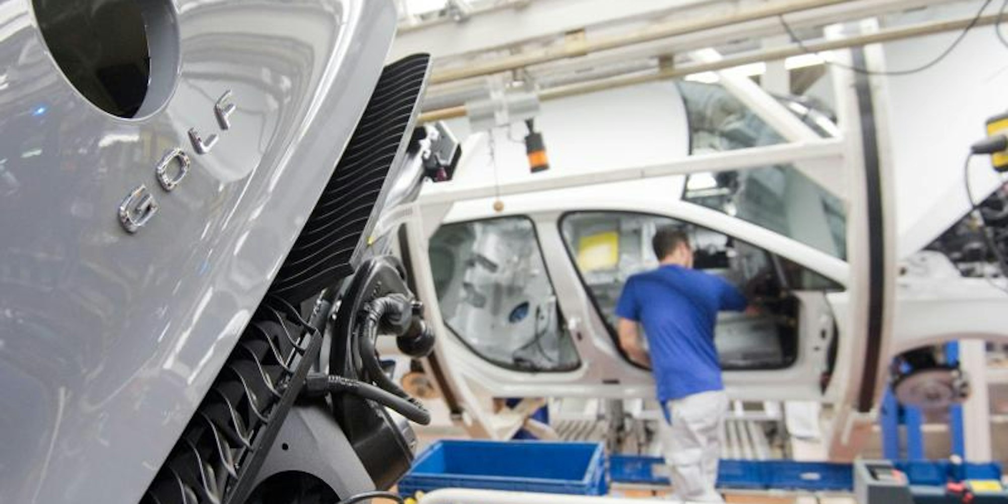 Produktion des Golf 8: Die weiter andauernden Probleme beim neuen Golf führen zu heftigem Unmut im VW-Betriebsrat und in Teilen der Belegschaft.