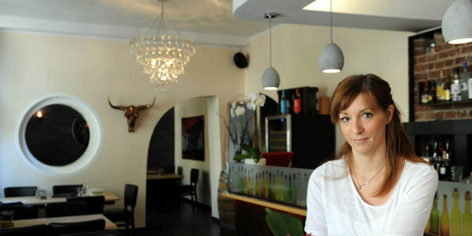 Beatrix Kayser betreibt ihr Salera-Restaurant im Agnesviertel.