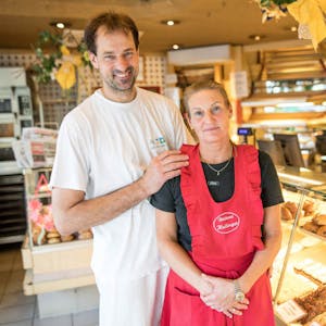Ende einer Ära: Ralf und Elke Merscher schließen die Bäckerei und Konditorei Heilinger in Klettenberg.