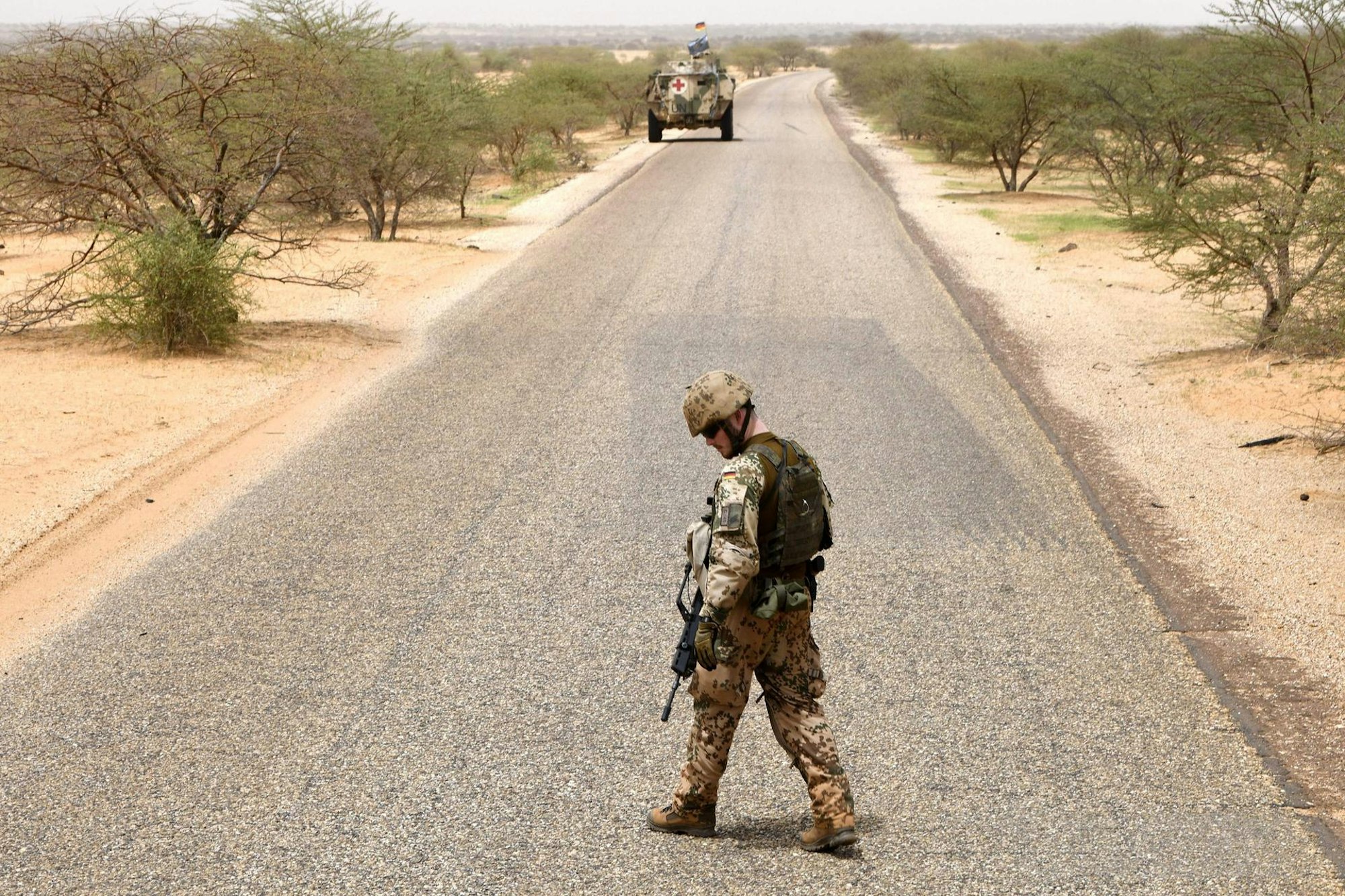 Bundeswehr-Soldat in Mali