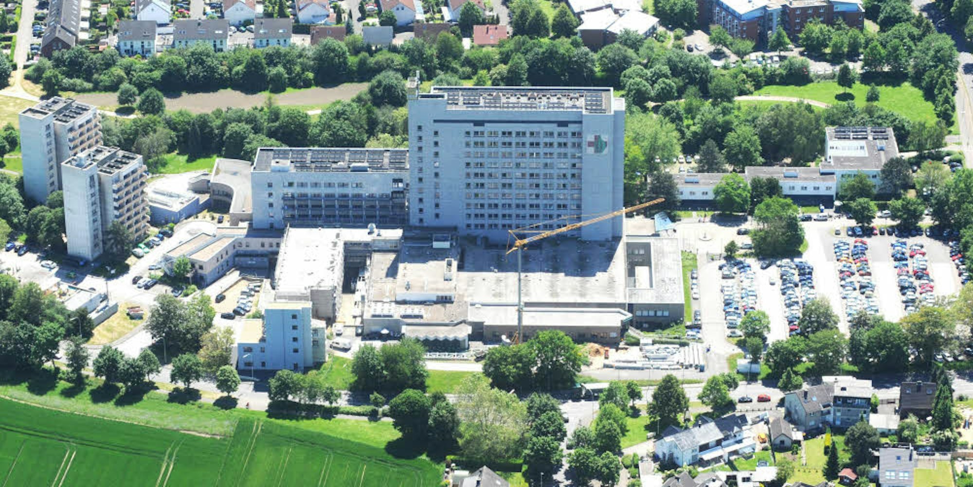 Kräftig ausgebaut werden müsste das St.-Katharinen-Hospital in Frechen nach dem Ergebnis der Studie.